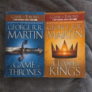 George R.R. Martin's Game of Thrones and Clash of Kings Set - Blue and Orange